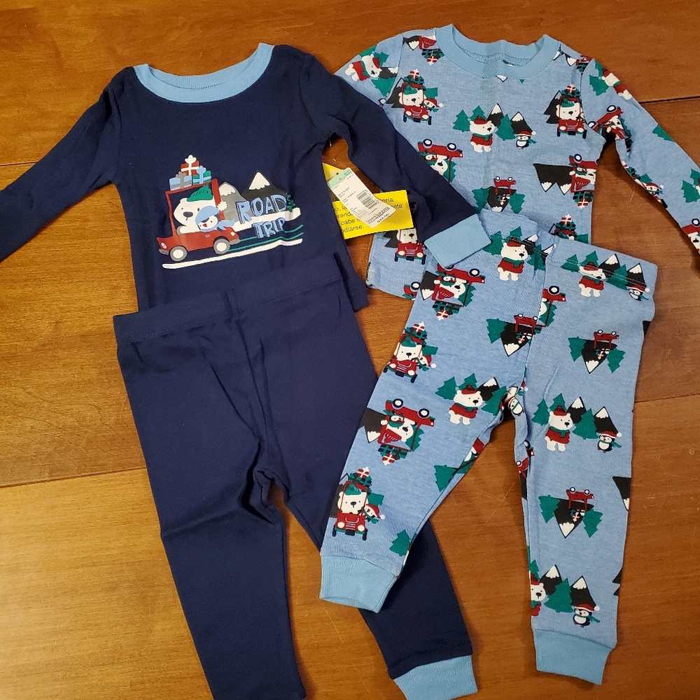 NWT Joe Boxer Winter/Christmas 4 Piece Pajama Set